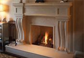 Omega Mantels of Stone, specializing in cast stone products for fireplace